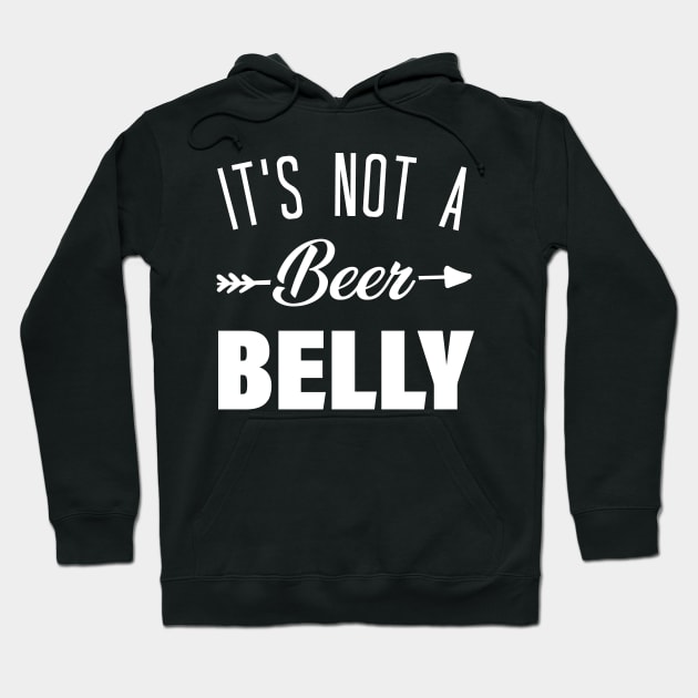 it’s not a beer belly Hoodie by bisho2412